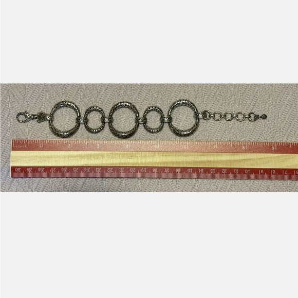 SARDA 925 STERLING SILVER BRACELET - Size 7 - Picture 7 of 10